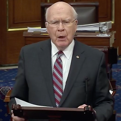 Image: Leahy, Sanders Vote to Convict but Trump Acquitted at Senate Impeachment Trial