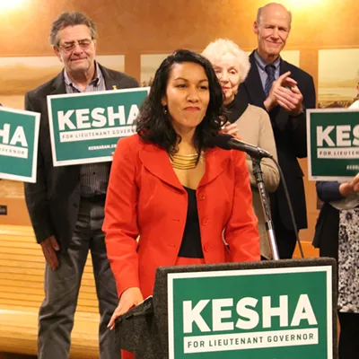Image: At Campaign Kickoff, Kesha Ram Says She's No 'Kitten With Lipstick'
