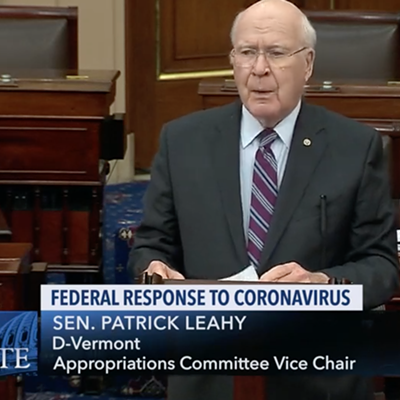 Image: Leahy Negotiates $8.3 Billion Proposal to Combat Coronavirus