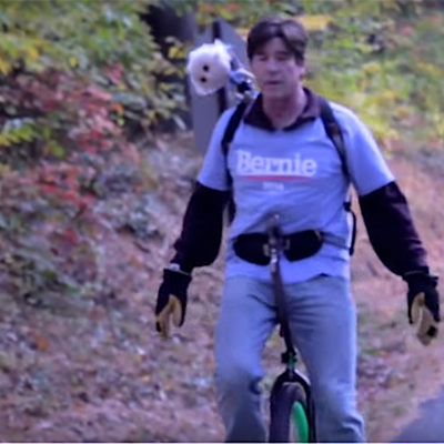 Image: Blame Bernie Sanders: Man to Ride Unicycle from Vermont to D.C.