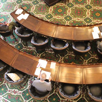 Image: Echo Chamber: A Socially Distanced Vermont Senate Passes Coronavirus Relief Bills