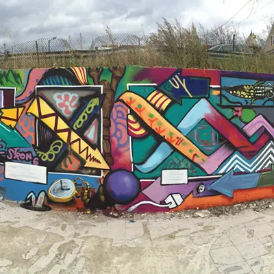Image: A Mural Not Long for This World Pops Up in Burlington