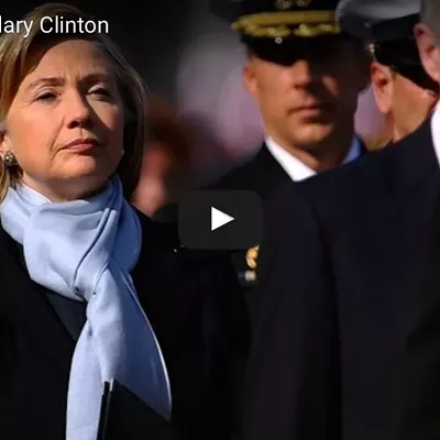 Image: Sanders, Clinton Spar Over Climate Change, National Security