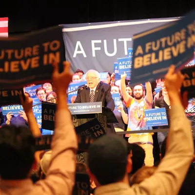 Image: Anticipating Defeat, Sanders Departs South Carolina Early