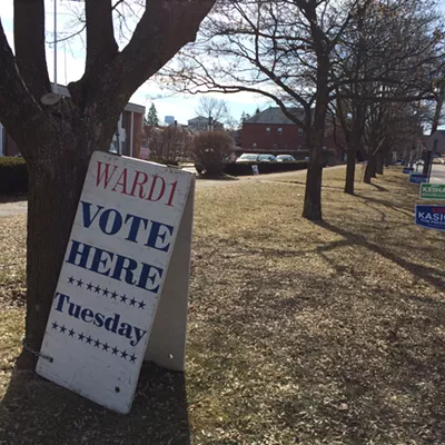 Image: Vote! Super Tuesday, Town Meeting and Chickens in Barre