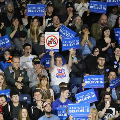 Image: Sanders in Ohio: 'Secretary Clinton Stood With the Big-Money Interests'