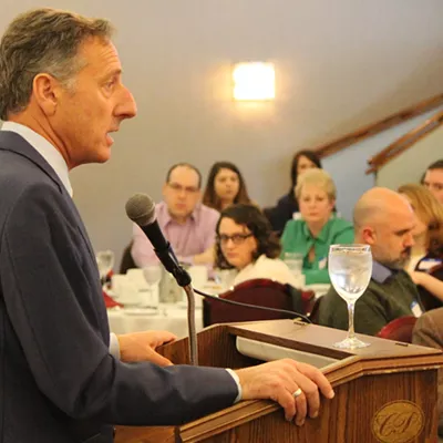 Image: Montpeculiar: One Foot Out the Door, Shumlin Plays Media Critic