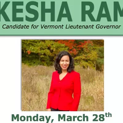 Image: Kesha Ram to Hold D.C. Fundraiser