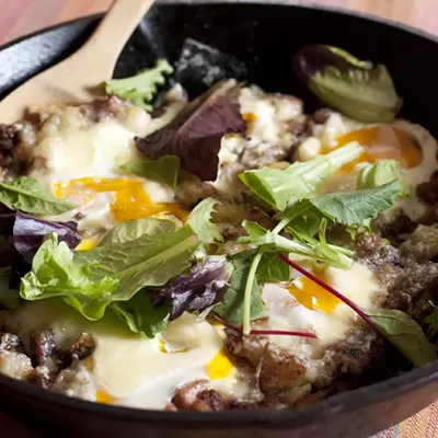 Image: Farmers Market Kitchen: Flexitarian Baked Ham and Eggs