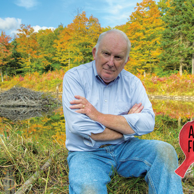 Image: NEK Chronicler Howard Frank Mosher: 'Vermont and I Are Done' (April Fools!)