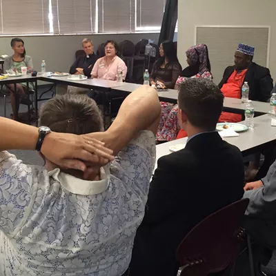 Image: Burlington Cops and Clergy Break Bread and Talk About Diversity