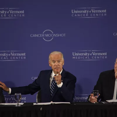 Image: At UVM Roundtable, Biden Calls for Renewed Focus on Cancer Research