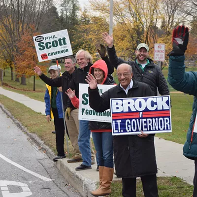 Image: Scott, Brock Make Final Campaign Push in Chittenden County