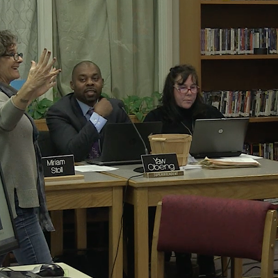 Image: Burlington School Board Member Goes Head Over Heels for Levity