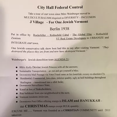 Image: Anti-Semitic Flyers Left in City Hall Cause a Stir