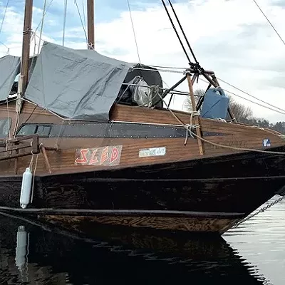 Image: Sailor on Arctic Boat Moored in Burlington Harbor Calls it Quits