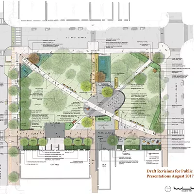 Image: Burlington Residents React to Latest City Hall Park Redesign