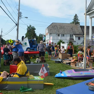Image: Scenes from the North Hero Duct Tape Regatta