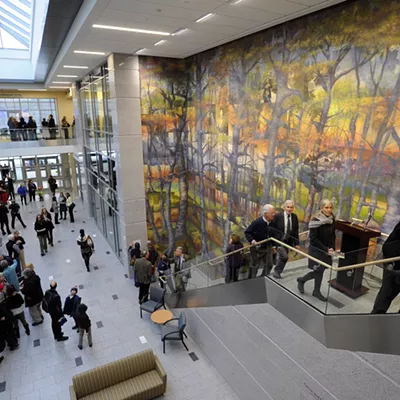 Image: New Art Unveiled for Dedication of Sally Fox Conference Center