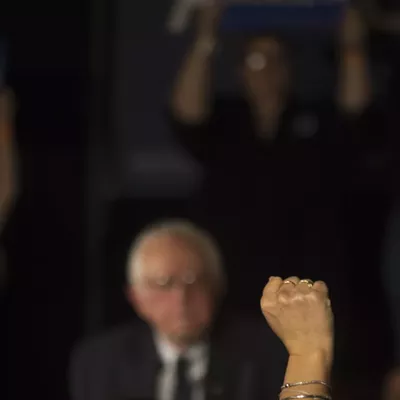 Image: Bernie Sanders on the Iowa Campaign Trail