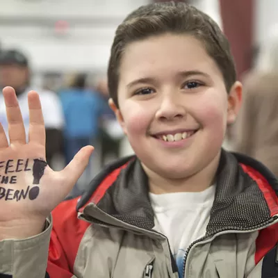 Image: Scenes From Bernie Sanders' Super Tuesday Rally