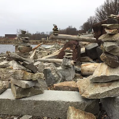 Image: Natural Artwork on the Burlington Waterfront