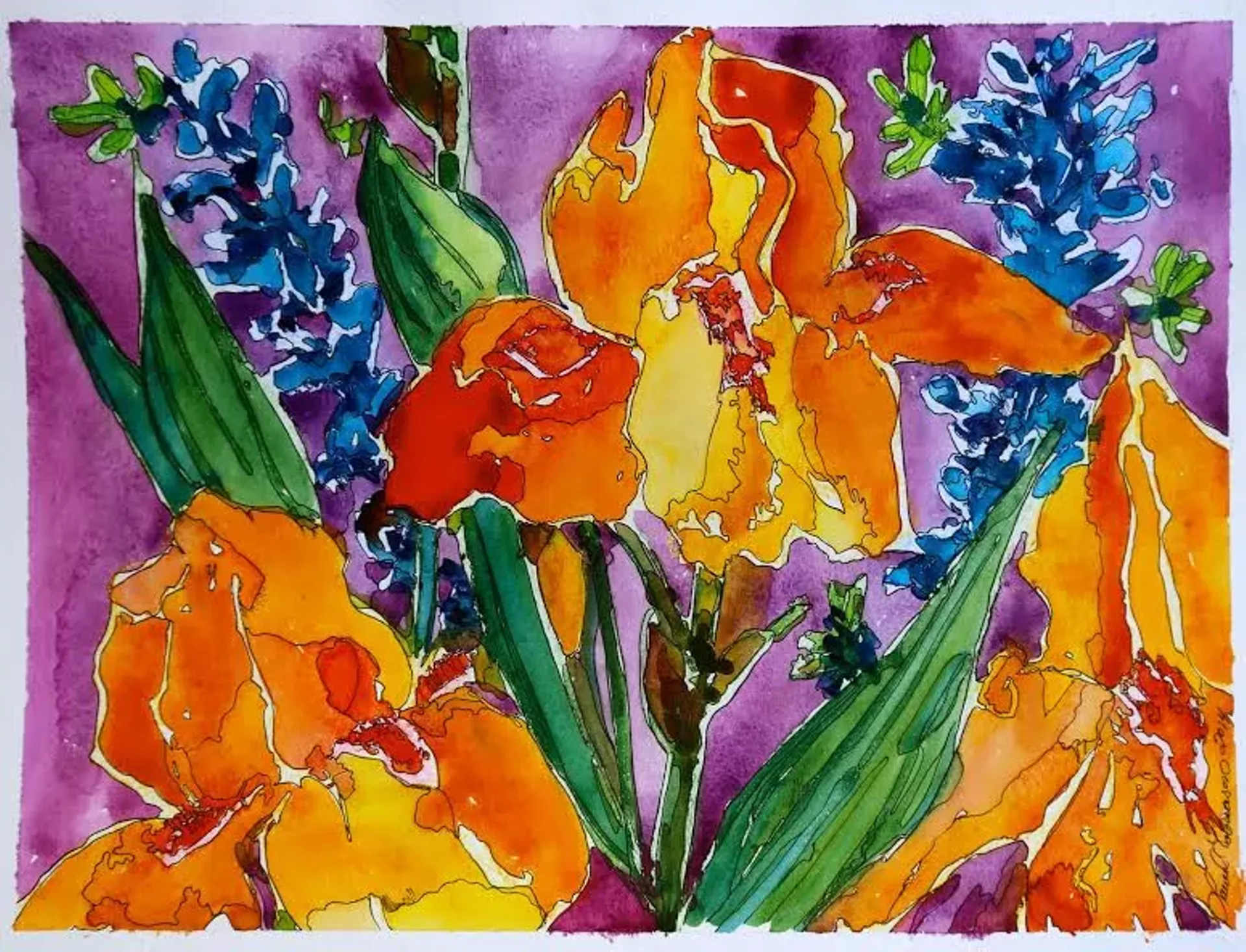 Untitled painting by Laurel Vail Tobiason