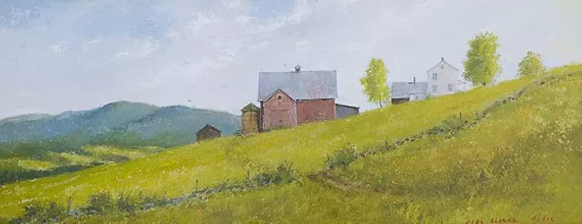 "Vermont Hillside Farm" by John Clarke Olson