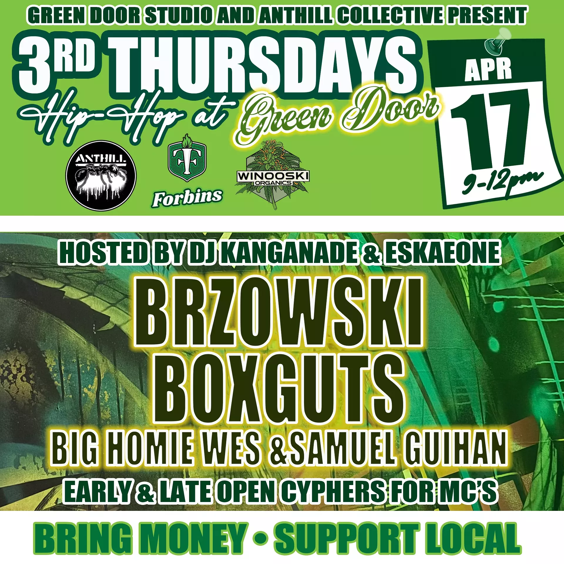 3T Hip-Hop at Green Door
