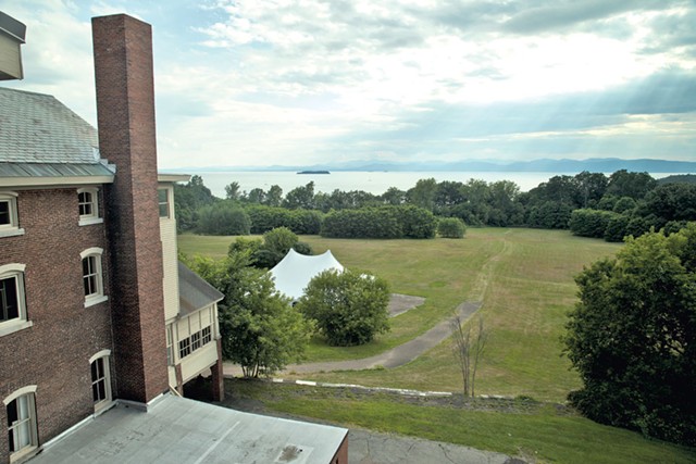 A fraction of the vast property owned by Burlington College - MATTHEW THORSEN