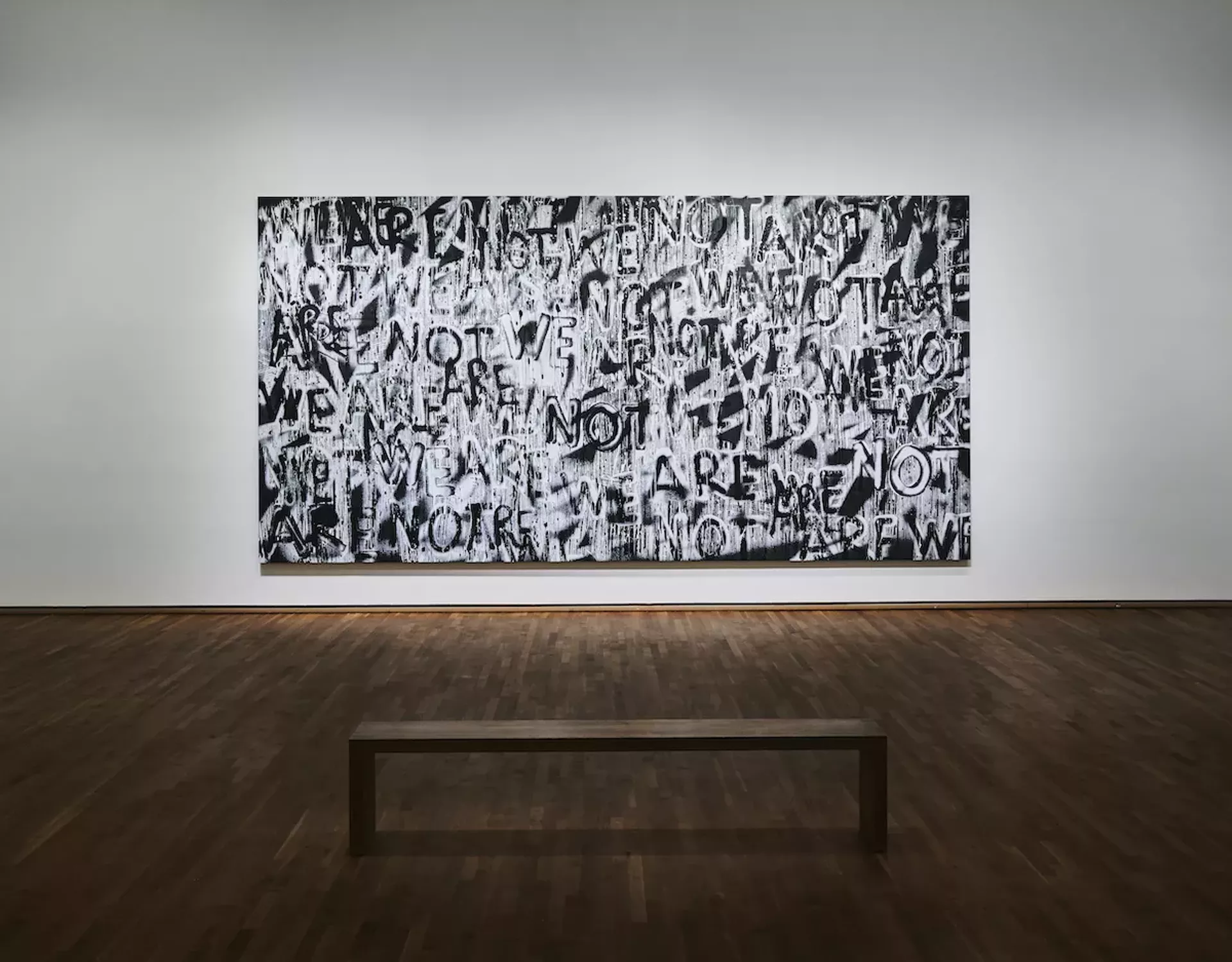 Partial view of the exhibition Adam Pendleton: "These Things We&rsquo;ve Done Together." Photo MMFA, Jean-Fran&ccedil;ois Bri&egrave;re