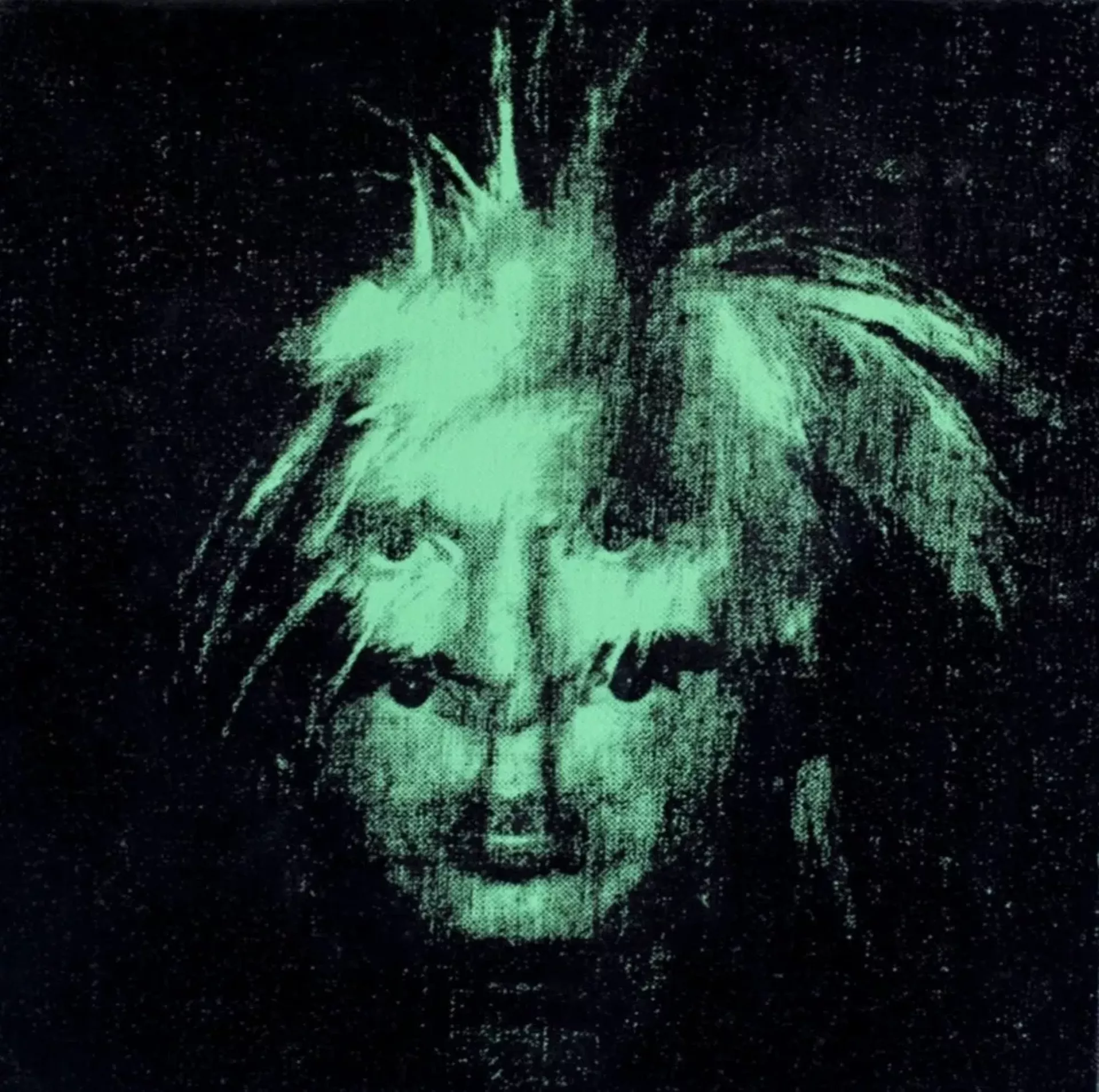 "Self-Portrait (Fright Wig)" by Andy Warhol