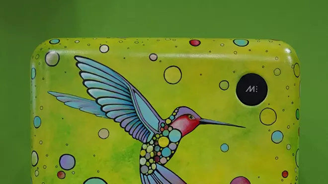 Image: Art to Go Hand-painted Luggage Auction