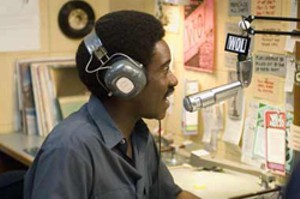 BLACK TALK Cheadle is squandered in this muddled bio about a troubled D.C. radio host.
