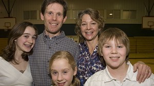Brian and Laura Murphy with their Children Clare, Charlotte and Lee