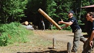At a School for Lumberjacks, Boys Become Woodsmen