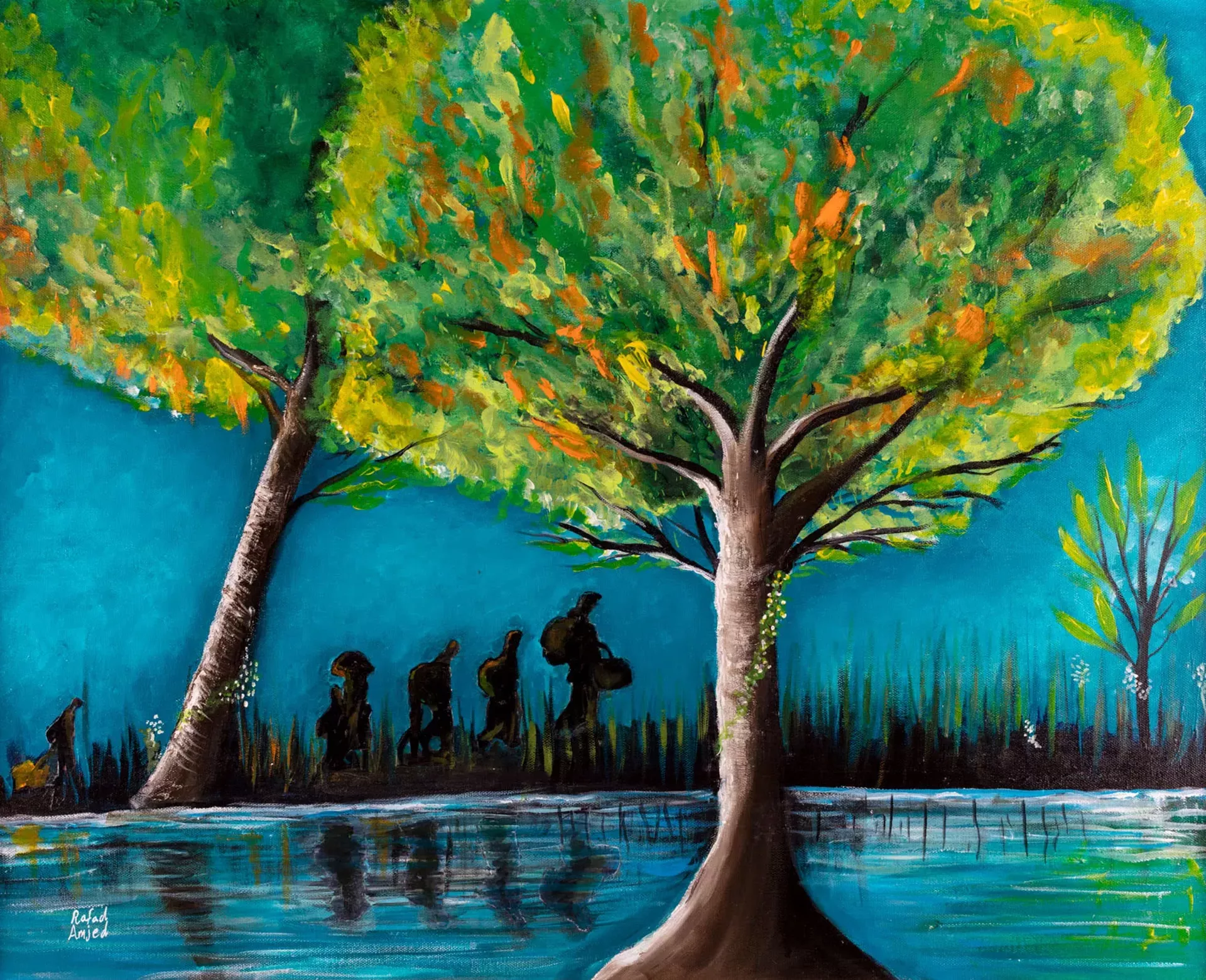 Painting by Rafael Amjed
