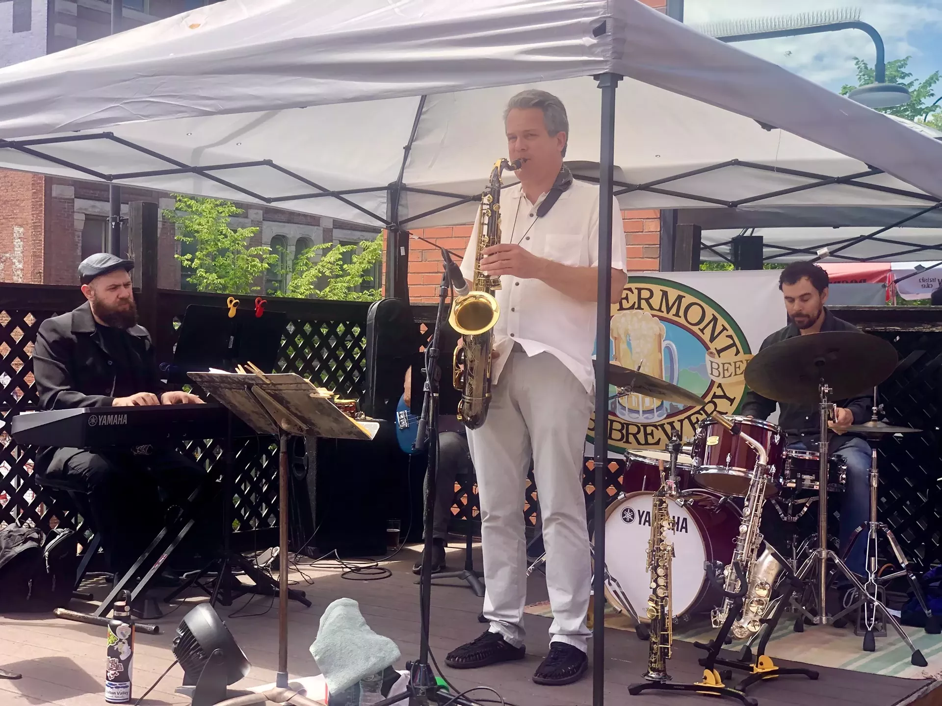 Chris Peterman Quartet at Vermont Pub & Brewery during Jazz Fest 2022