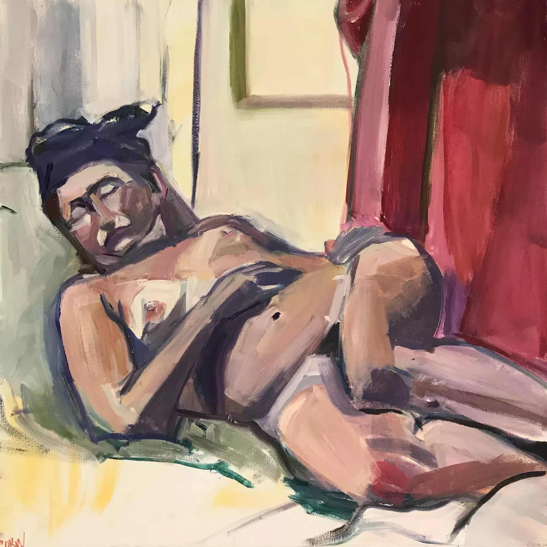 Painting by Corrine Yonce