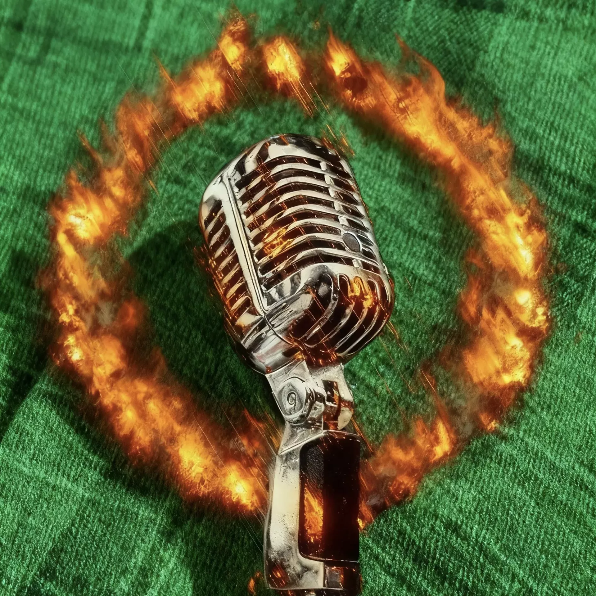 Light the mic on fire