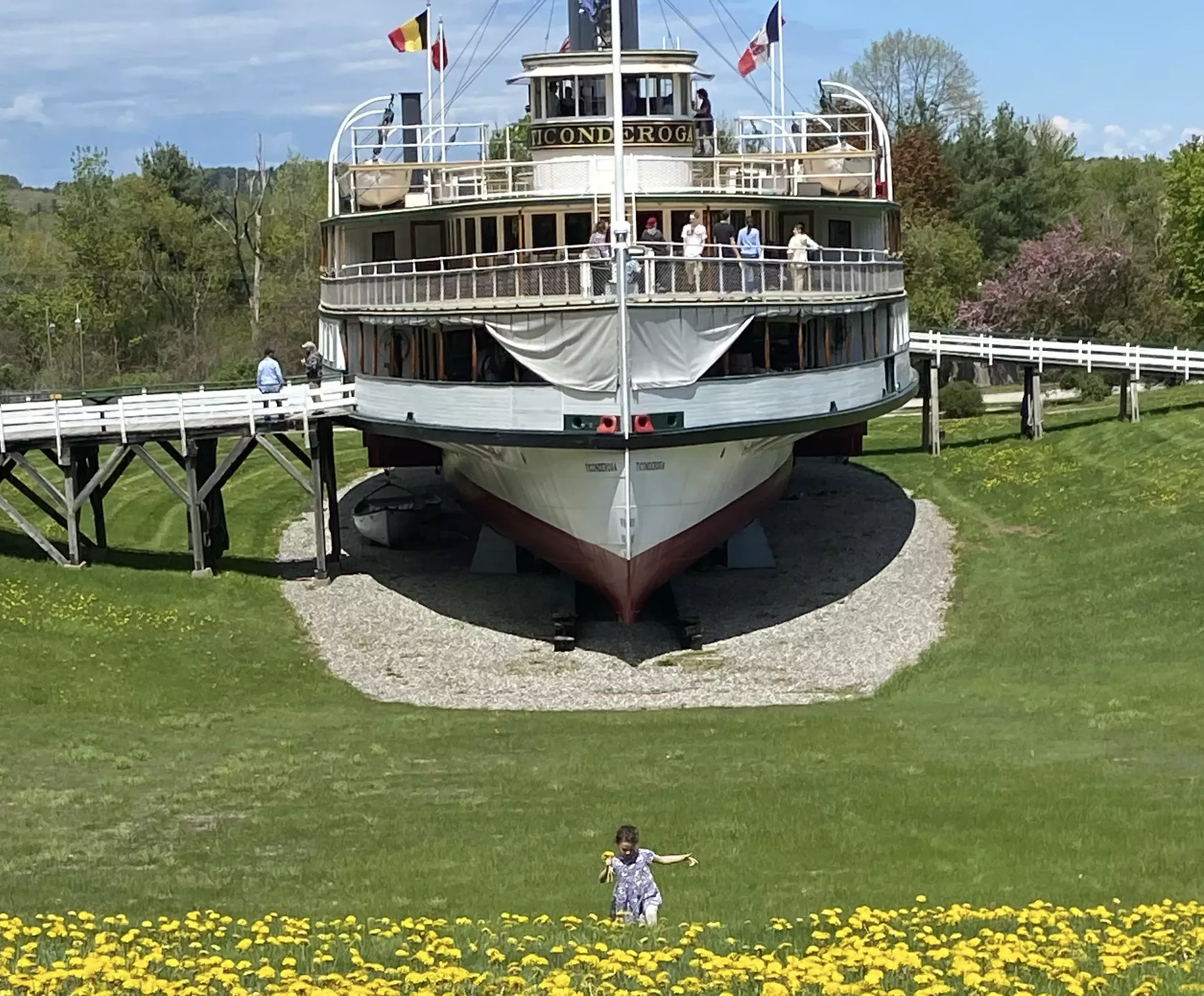 The steamboat Ticonderoga