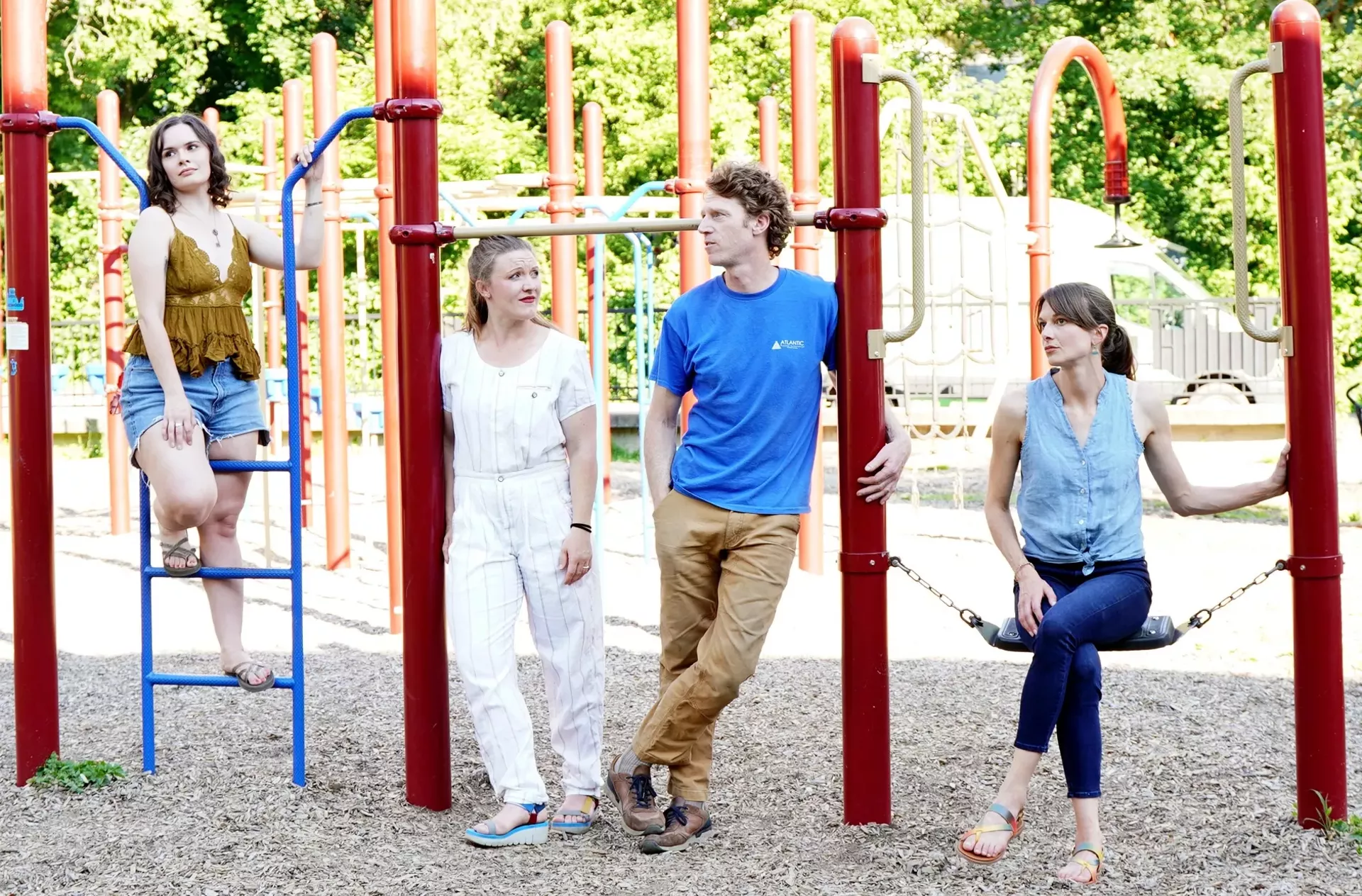 Sarah Debouter, Kianna Bromley, Jesse Cooper and Maren Langdon Spillane