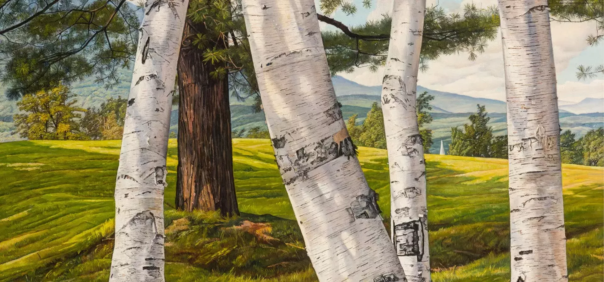 "Northern Lombardy" (detail) by Luigi Lucioni