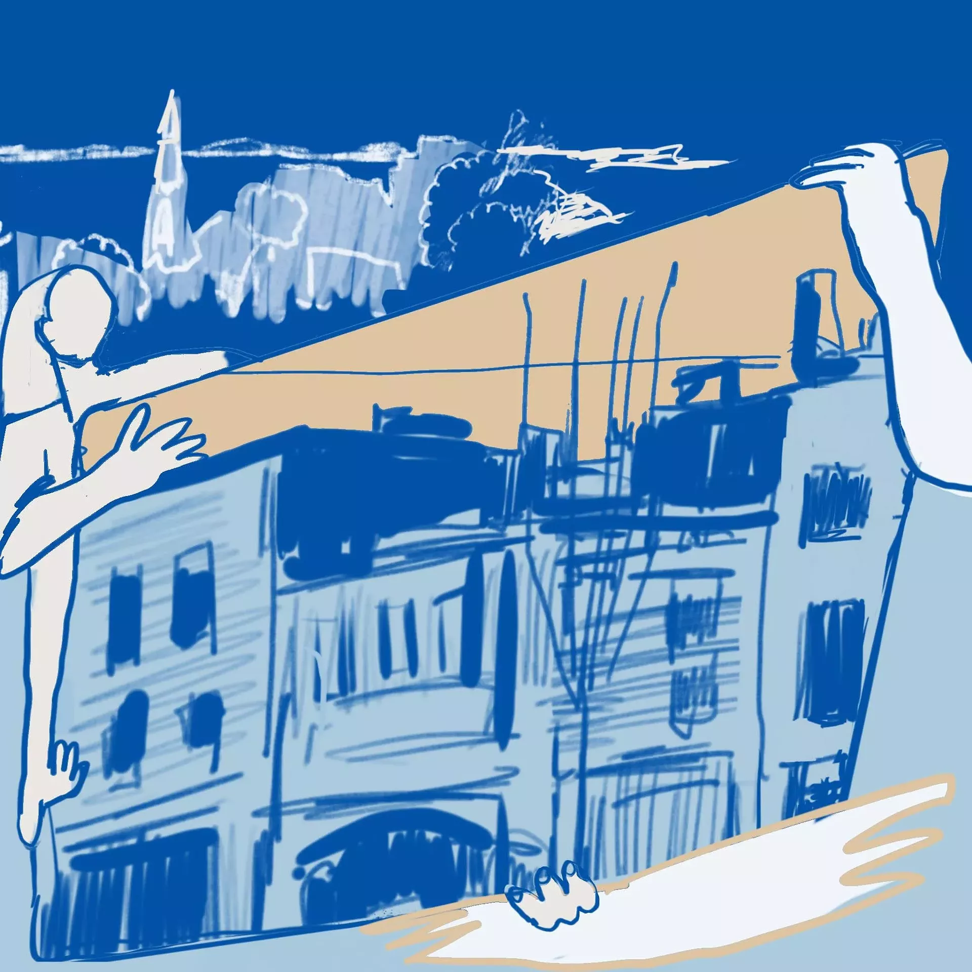 Fair Housing Month illustration by Corrine Yonce