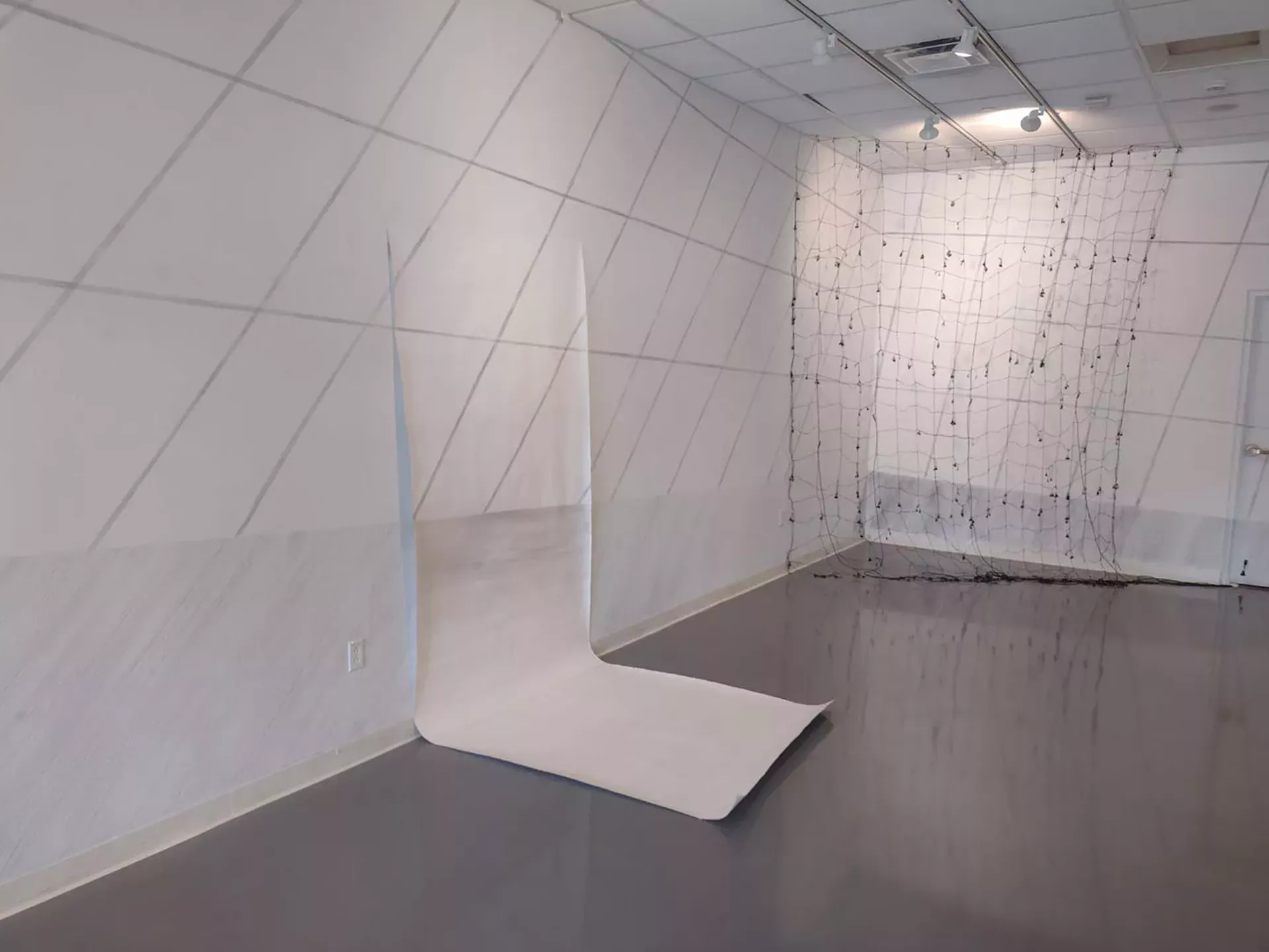 Installation view of "Migrating Landscapes"