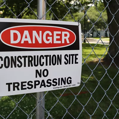 Image: Despite Lawsuit, Burlington Preps City Hall Park for Construction