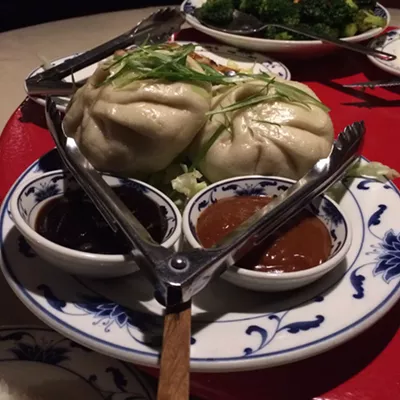 Image: Dining on a Dime: Two Cha Shao Buns for $8 at A Single Pebble