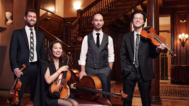 Image: Dover Quartet and Haochen Zhang