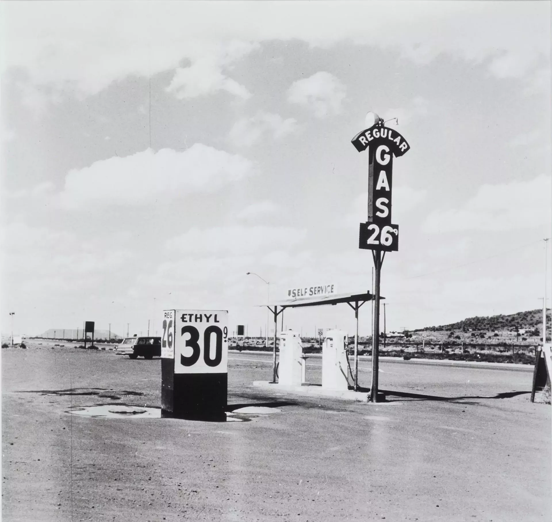 Selected works (from "Twenty-six Gasoline Stations") by Ed Ruscha