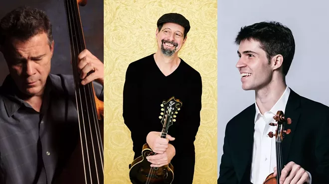 Image: Edgar Meyer, Mike Marshall & George Meyer Bluegrass Trio